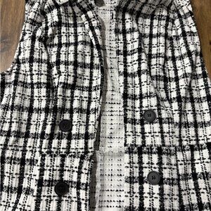 Monochrome Checkered Vest